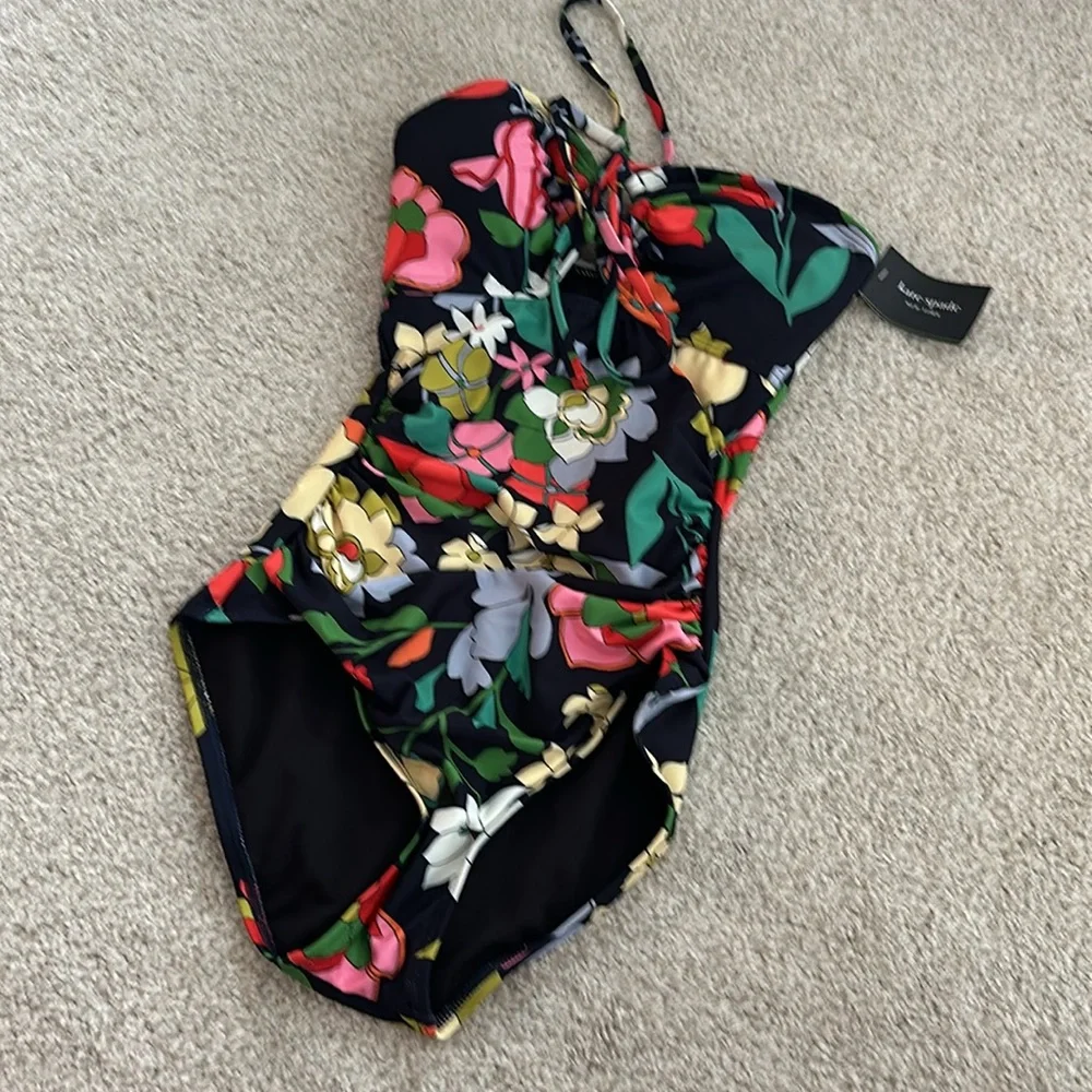 HP π«Άπ» NWT Kate spade blazer blue one piece swimsuit - Picture 6 of 8
